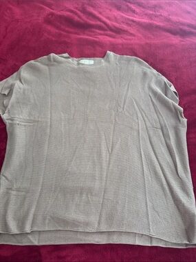 Michael Kors Men's Ribbed Short-Sleeve Shirt - Taupe